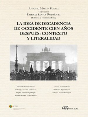 cover image of La idea de decadencia de occidente cien años después